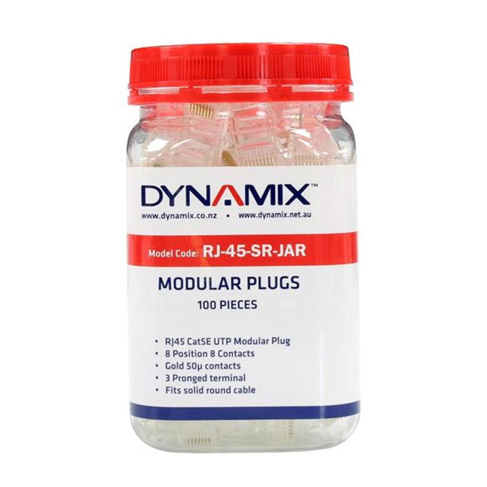 Dynamix Rj45 Plug 100Pc Jar