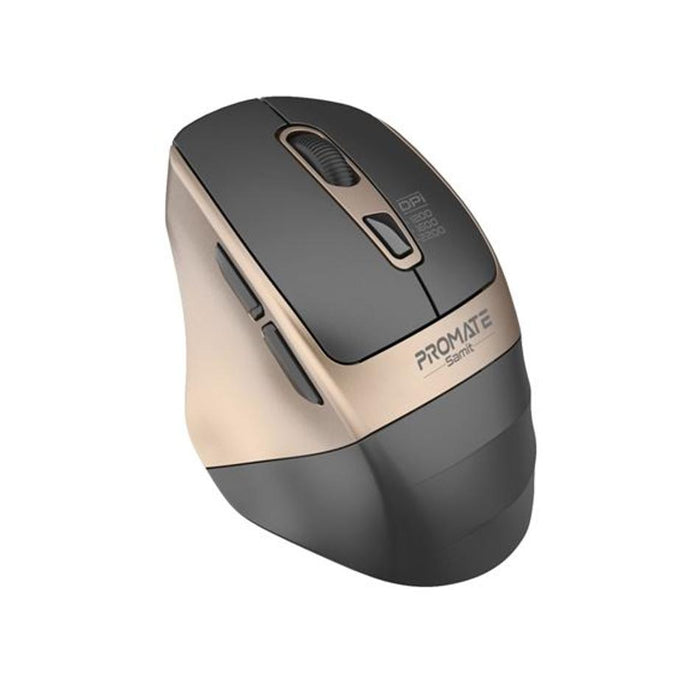 Promate Ergonomic Silent Click Wireless Mouse SAMIT.GLD