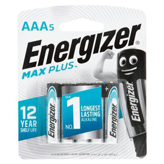 Five Pack 1.5V Energizer Max Plus Aaa Batteries SB2384