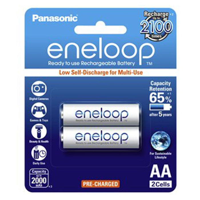 Panasonic Eneloop Ni-Mh 1.2V 2000Mah - Aa 2 Pack SB2930