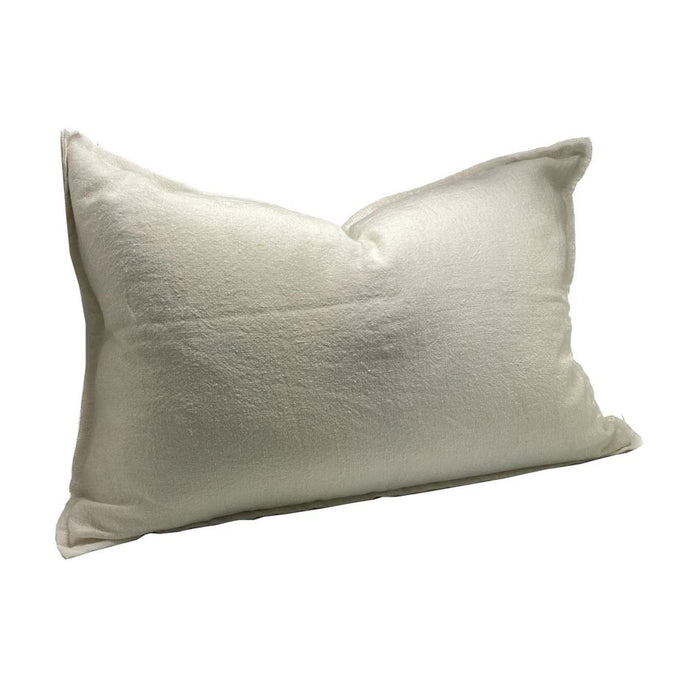 Rembrandt Sanctuary Linen Cushion Cover - White SC9001