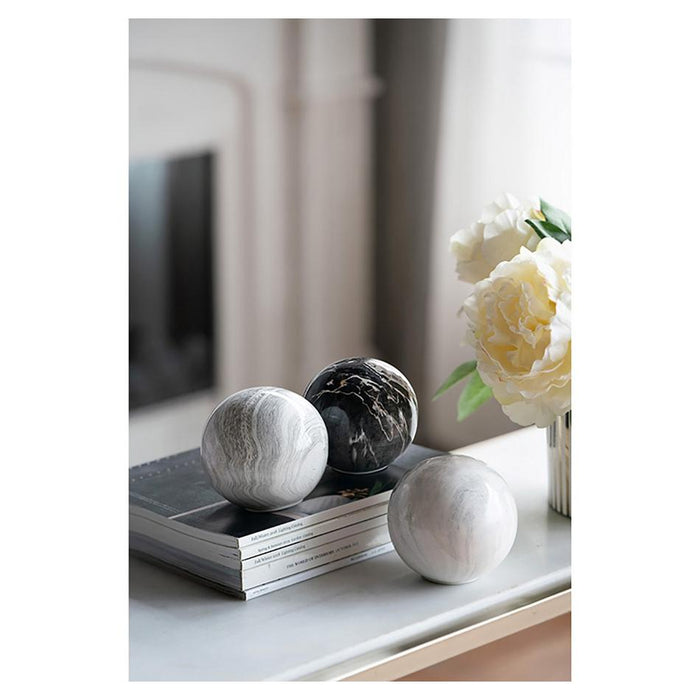 Rembrandt Grey Marbleised Balls S/3 SE2408