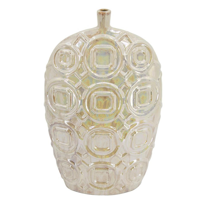 Rembrandt Shelby Tall Iridescent Glaze Ceramic Vase SE2525