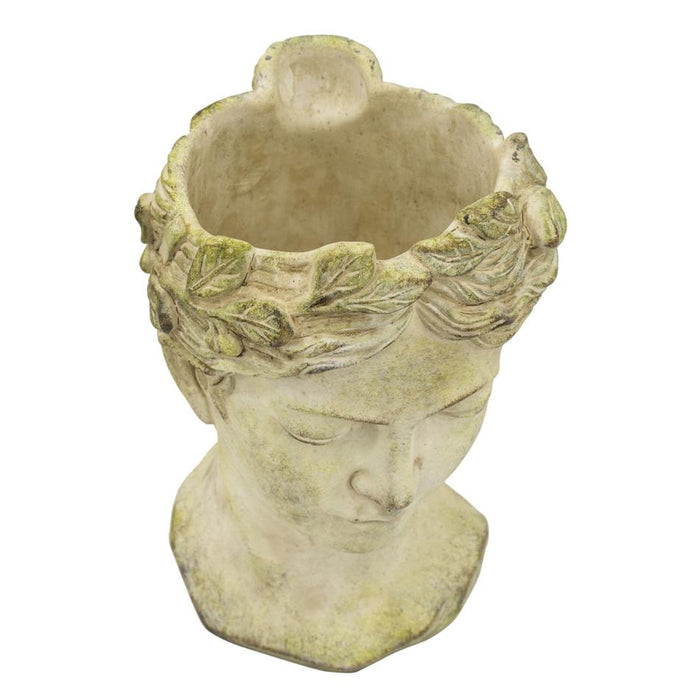 Rembrandt Visage Cement Vase, Large SE2558