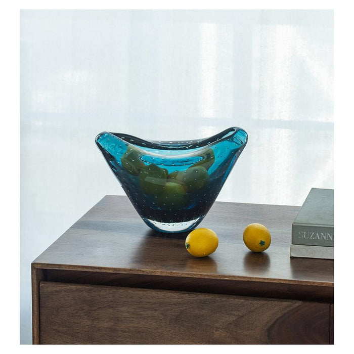 Rembrandt Blue Glass Vase SE2612