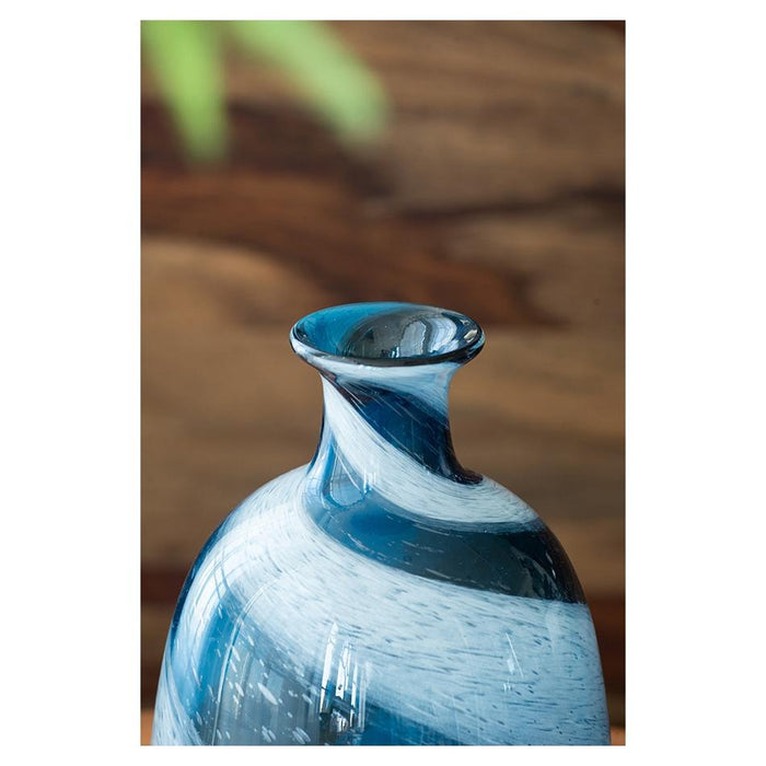 Rembrandt Blue Glass Vase SE2616