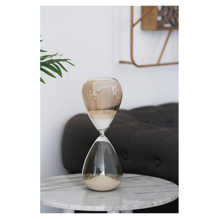 Rembrandt Hourglass With. Grey Luster Finish, 90 Minutes,White Sand SE2618