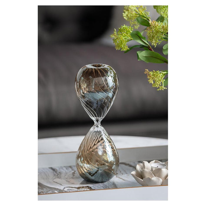 Rembrandt Hourglass With. Grey Luster Finish, 60 Minutes,Black Sand SE2620