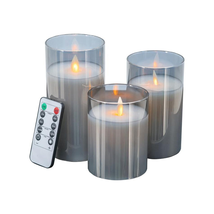 Rembrandt Led Wax Candles W/Remote SE2706