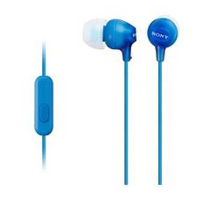 Sony Mdrex15Ap In Ear Headphones W/Smart Phone Control Blue SH132L