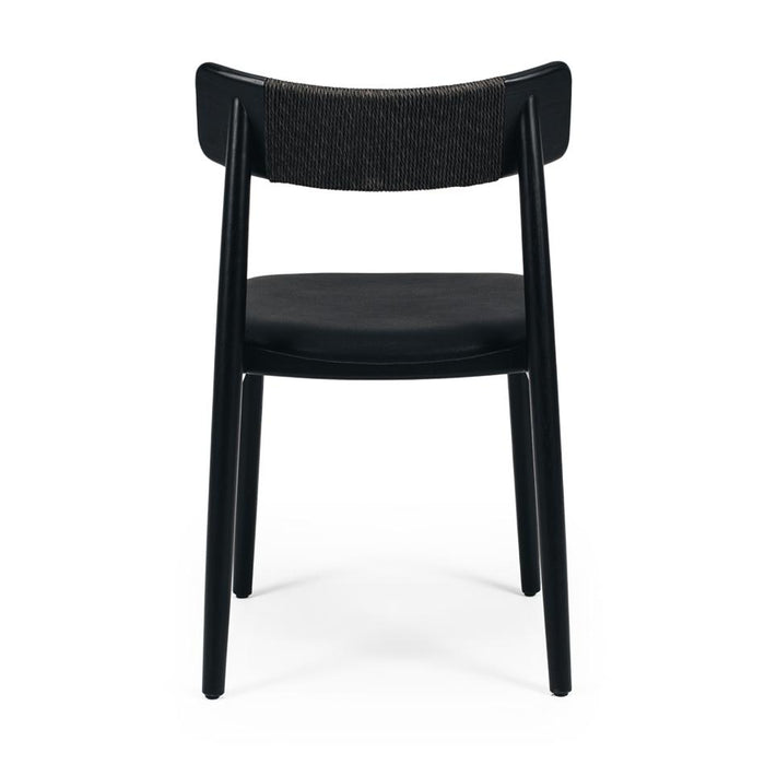 Niles Black Oak Dining Chair-4