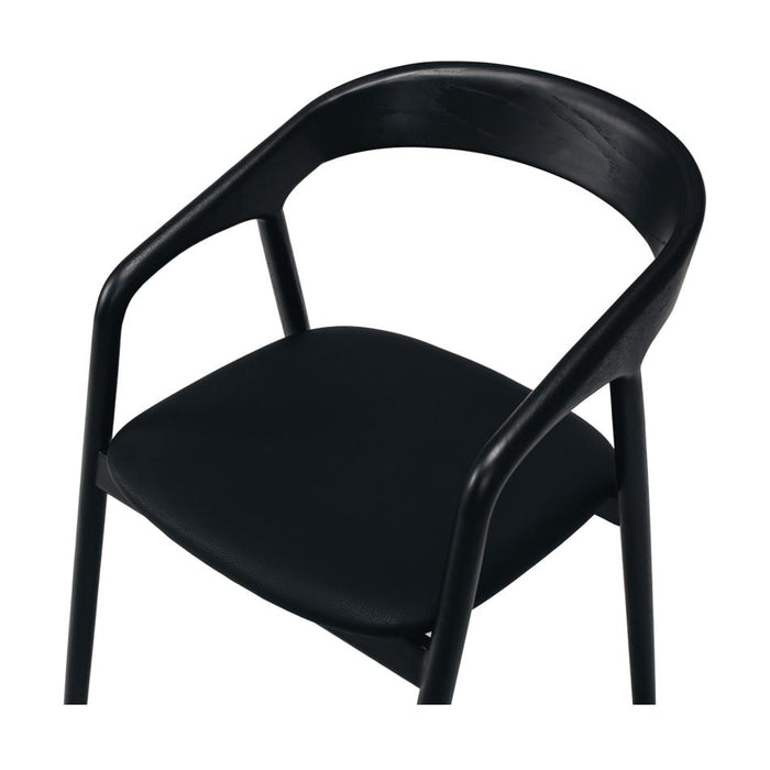 Nora Black Oak Dining Chair-5