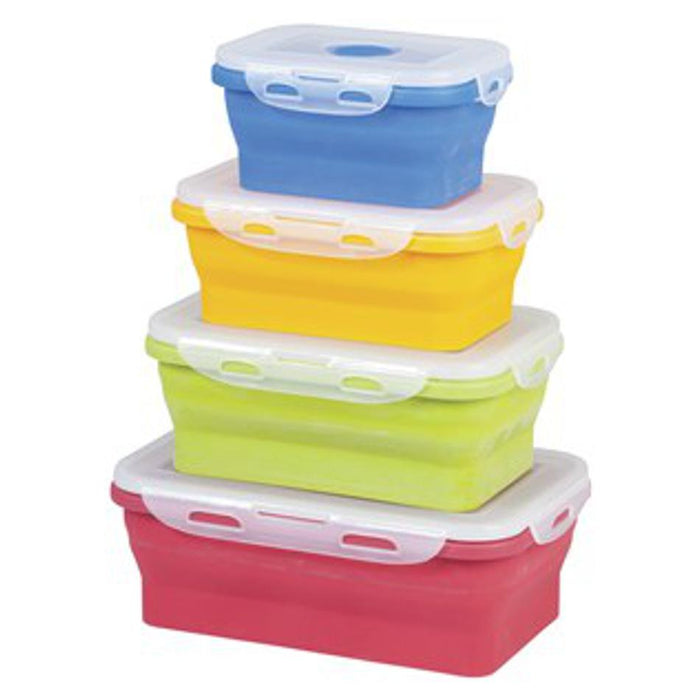 4 Pack Collapsible Container Set 400Ml-1300Ml TAE436