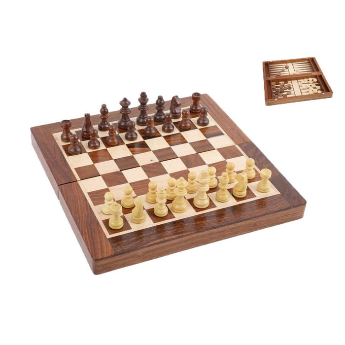Rembrandt Wooden Game Set - Chess & Backgammon TK1267