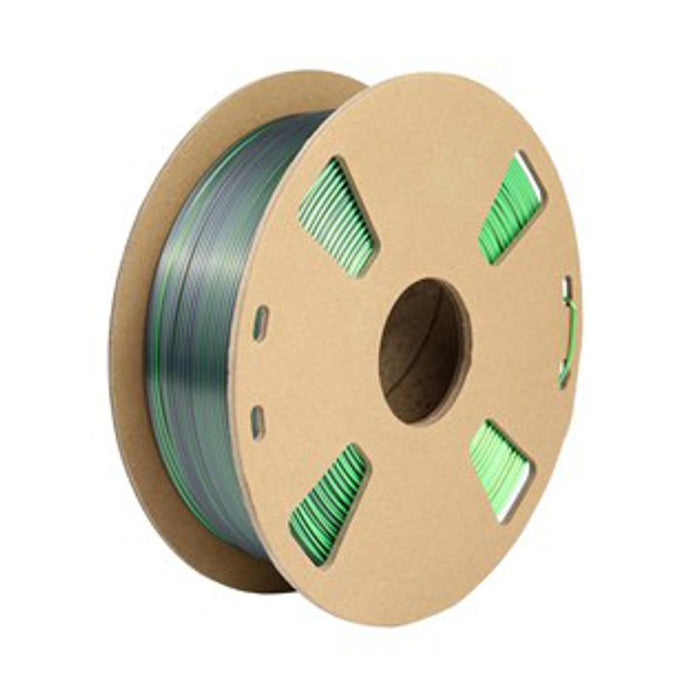 Tri-Chroma Silk Gold, Green & Black Pla Filament - 1.75Mm 1Kg TL4585