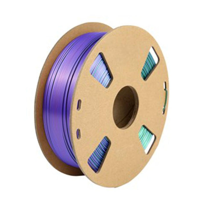 Tri-Chroma Silk Red Copper, Purple, & Dark Green Pla Filament - 1.75Mm 1Kg TL4587