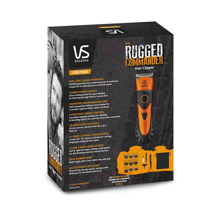 Vidal Sassoon The Rugged Commander Hair Clipper VSM423RA