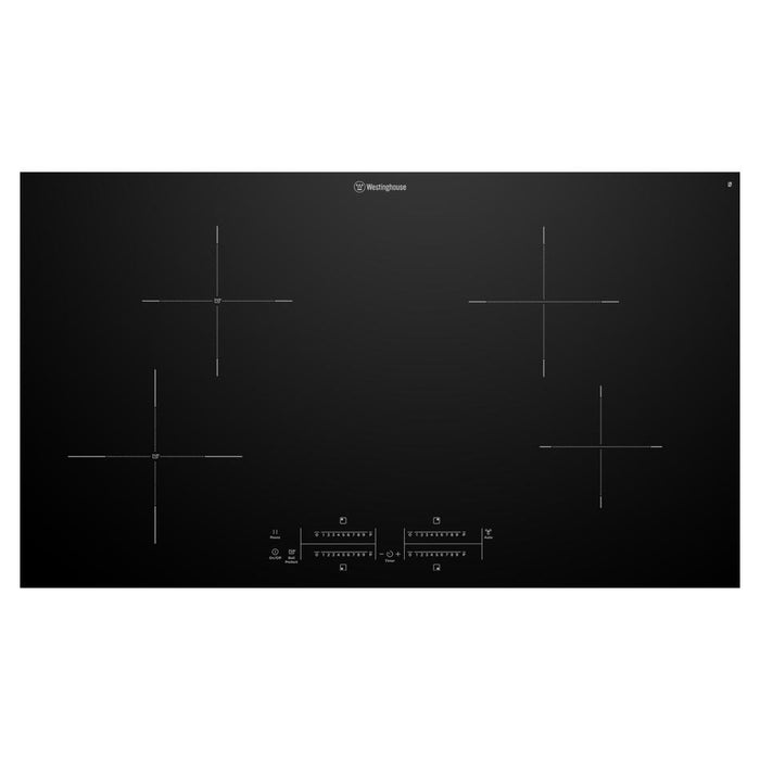 Westinghouse 90cm 4 Zone Induction Cooktop with BoilProtect WHI943BD