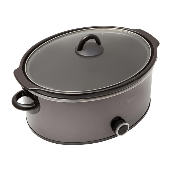 Westinghouse 6.5L Slow Cooker Black Stainless WHSC08KS