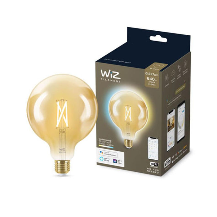 Wiz Tunable White Filament 7W Tw G125 E27 Wifi And Bt Bulb WIZ017901