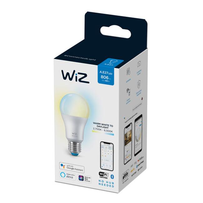 Wiz White A60 E27 Gen2 Wifi+Bt Bulb WIZ383502