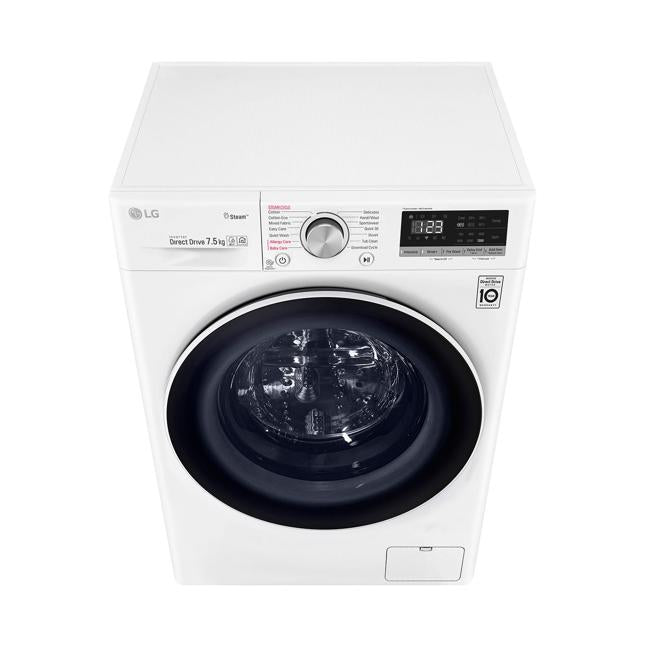 LG 7.5kg Front Load Washing Machine with Steam WV5-1275W