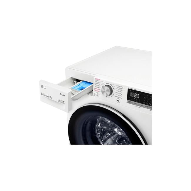 LG 9kg/5kg Front Load Washer Dryer Combo with Steam WVC5-1409W