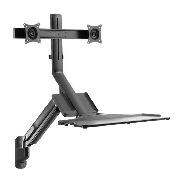 BRATECK 17-27" Wall Mount Dual Monitor Mount