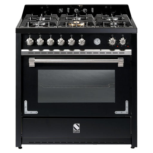 Steel Oxford 90cm Gas/Electric Freestanding Cooker X9F-6-NF