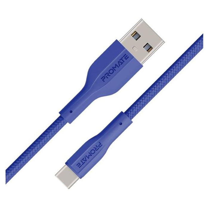 Promate 1M Usb-A To Usb-C Super Flexible Cable