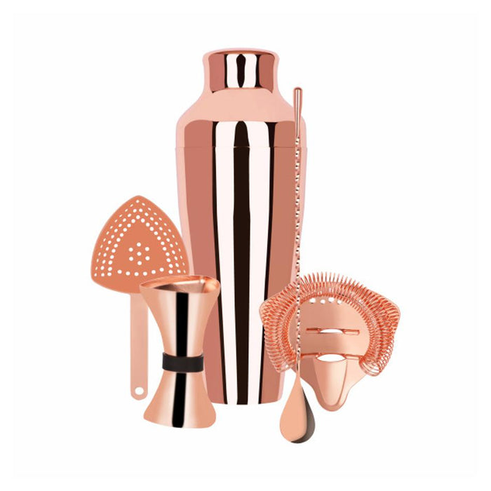 Zanzi Cocktail Set 5pc Rose Gold Z9014