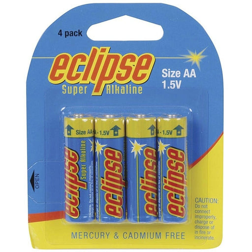 AA Alkaline - Eclipse Batteries - Pk. 4 - Folders