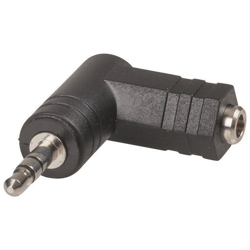 Adaptor 3.5mm Stereo Socket - 3.5mm Stereo Plug Right Angle - Folders