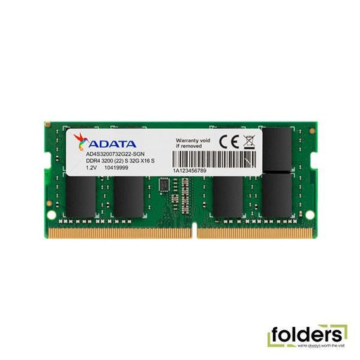 ADATA 32GB DDR4-3200 2048x8 SO-DIMM RAM - Folders