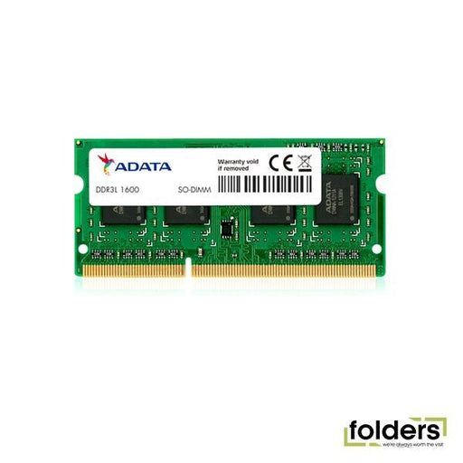 ADATA 4GB DDR3L-1600 PC3L-12800 1.35v SO-DIMM RAM - Folders