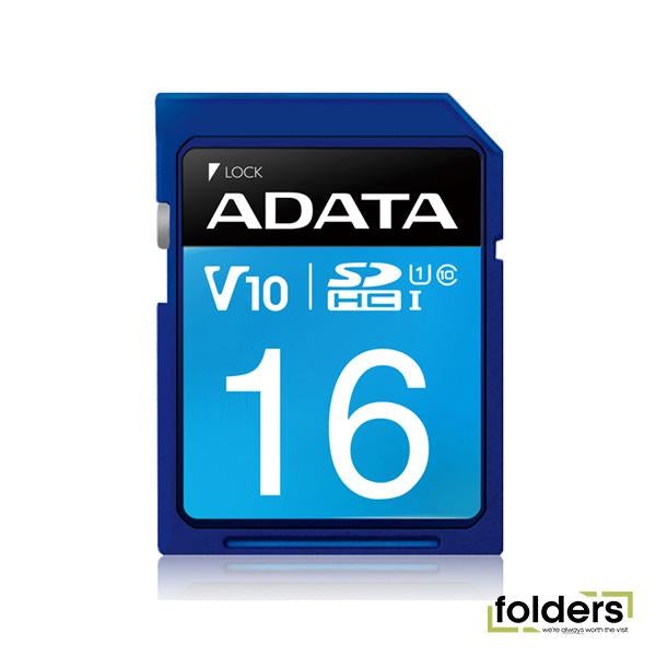 ADATA Premier UHS-I V10 SDHC Card 16GB - Folders