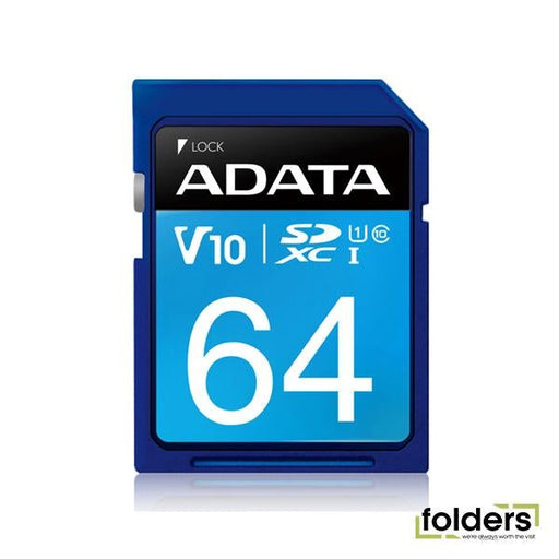 ADATA Premier UHS-I V10 SDXC Card 64GB - Folders
