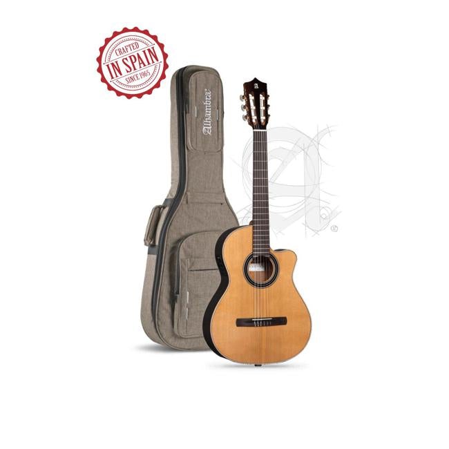 Alhambra Crossover Solid Cedar Top Electric Acoustic