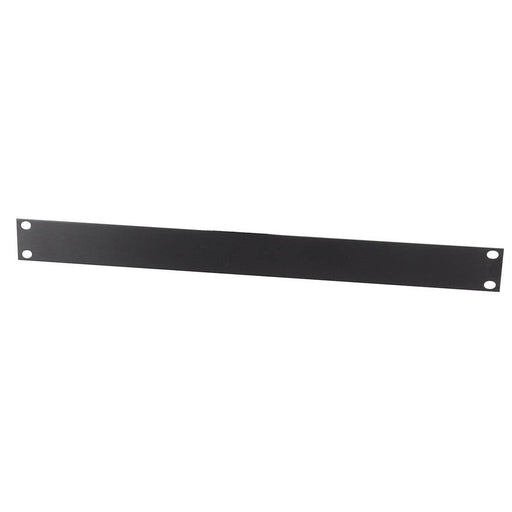 ALuminium 44mm (1U) Rack Cabinet Panel - Black Finish - Folders