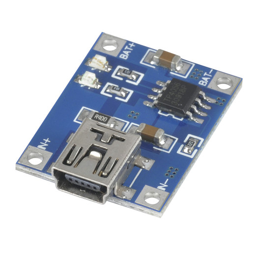 Arduino Compatible Lithium Battery USB Charger Module - Folders
