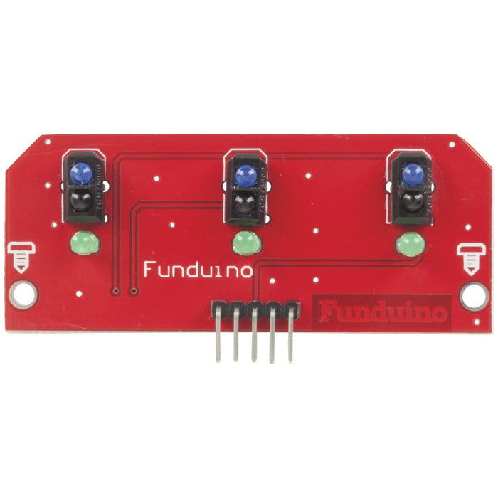 Arduino Compatible Triple Reflectance Sensor - Digitech — Folders
