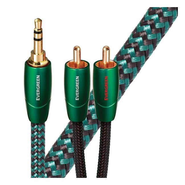 Audioquest Evergreen 1.5M 3.5Mm To 2 Rca. Solid Long Grain Copper
