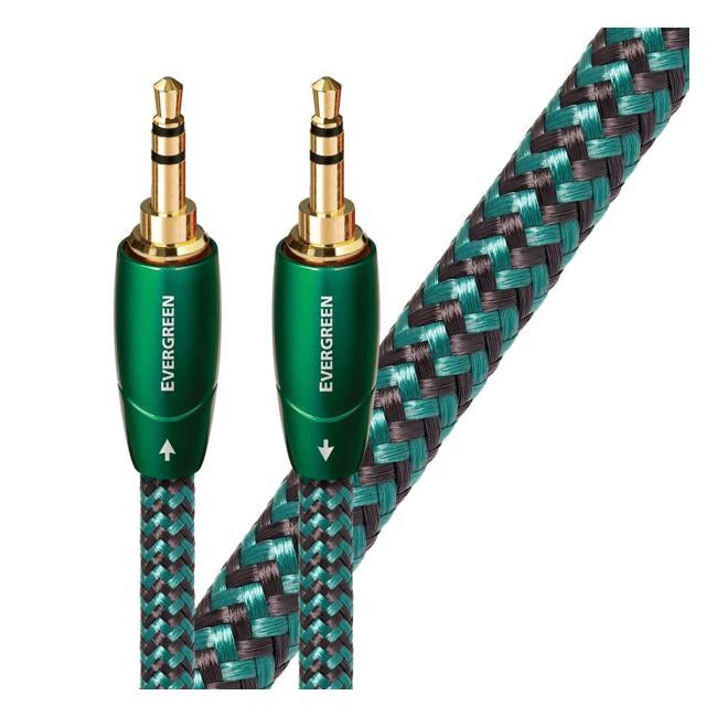 Audioquest Evergreen 1M 3.5Mm M To 3.5Mm M. Solid Long Grain Copper.