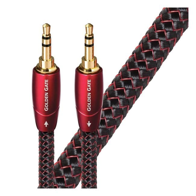 Audioquest Golden Gate 1.5M 3.5Mm- 3.5Mm M. Solid Perf Surface Copper