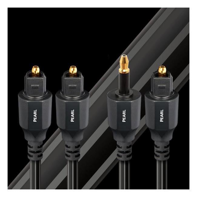 Audioquest Pearl 3M Optical Cable. Low-Dispersion Fiber.