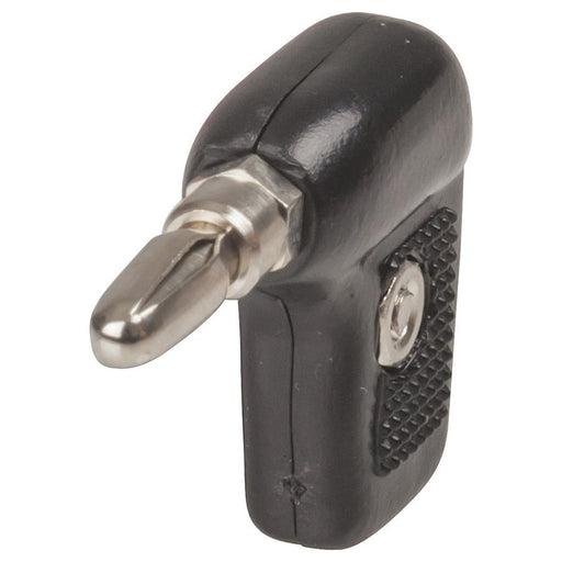 Black RIGHT ANGLE BANANA Plug - Folders