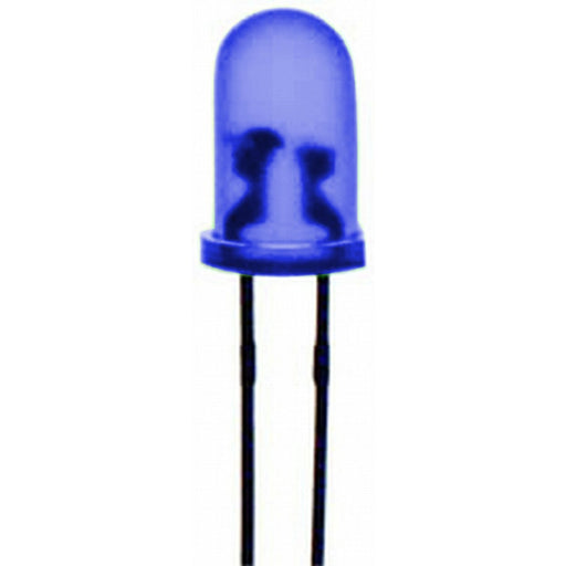 Blue 5mm LED Flashing 900mcd Round Diffused - Folders