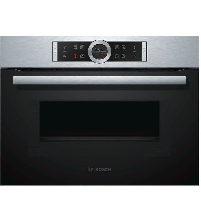 Bosch 40L Built-in Combination Microwave Oven - Stainless Steel - Folders