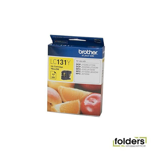 Brother LC131 Yellow Ink Cartridge - Folders