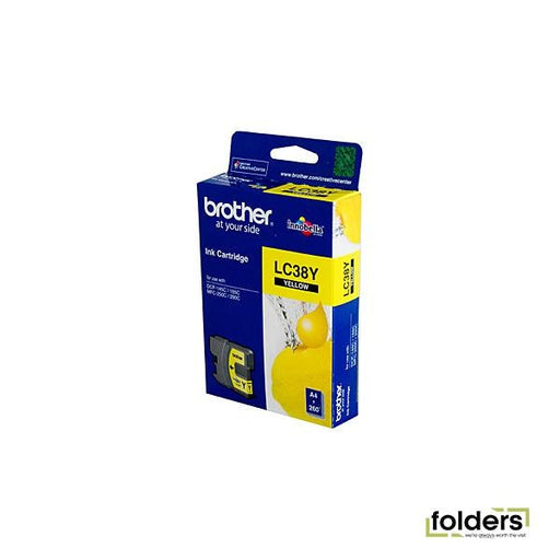Brother LC38 Yellow Ink Cartridge - Folders